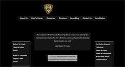 Desktop Screenshot of dartmouthpd.org